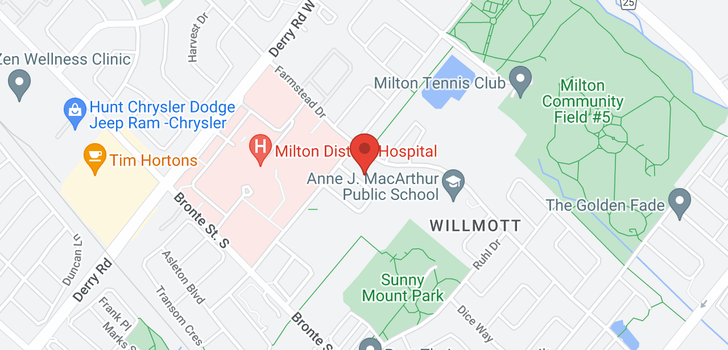 map of 826 MILTONBROOK Crescent